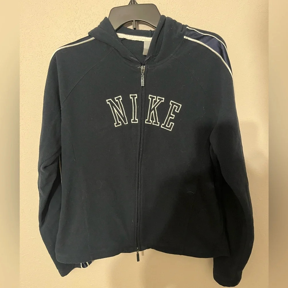 Mid 2000’s Kids Nike Fleece Zip-Up Jacket